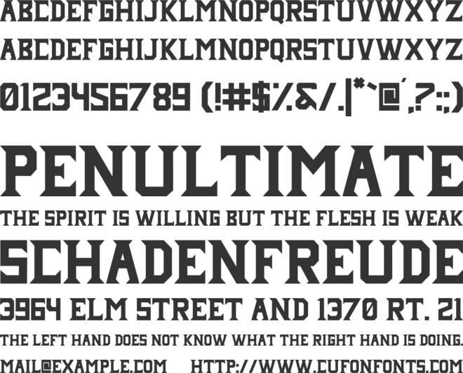 Janji Neue font preview