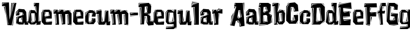 Vademecum-Regular font