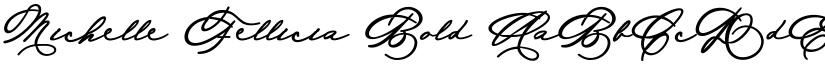 Michelle Fellicia Bold font