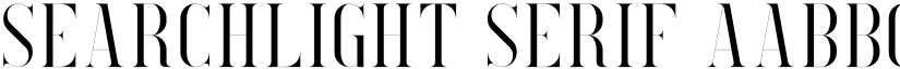 Searchlight Serif font
