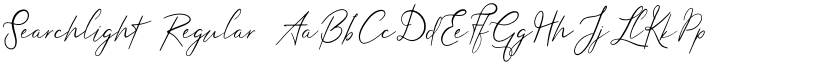 Searchlight Regular font