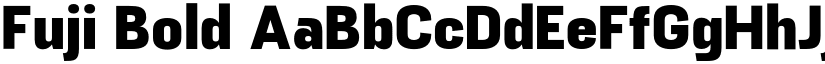 Fuji Bold font