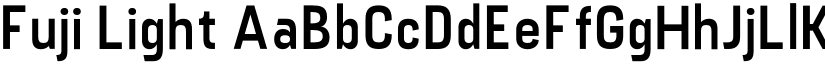 Fuji Light font