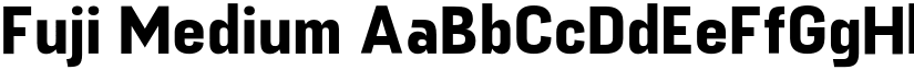 Fuji Medium font