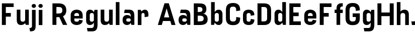 Fuji Regular font