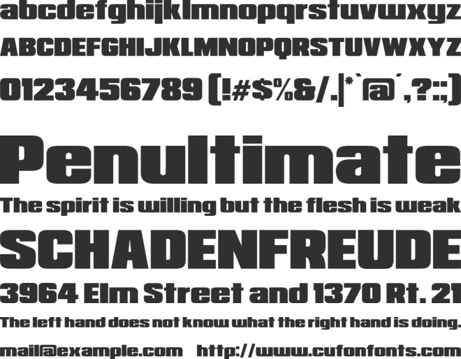Republica Minor 2.0 font preview