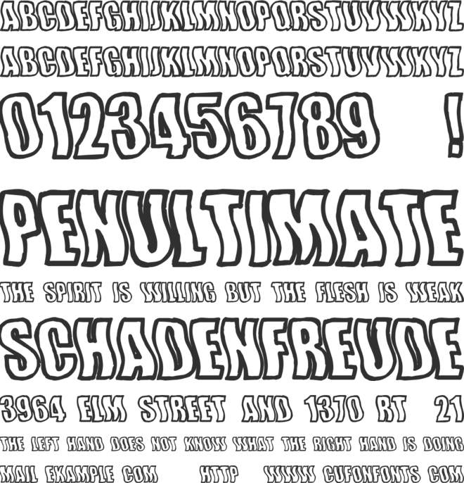 Wishful Waves font preview