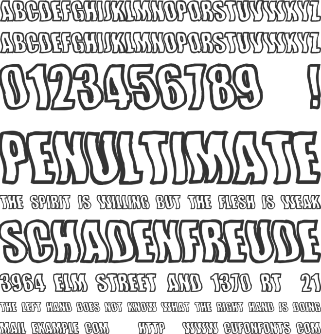 Wishful Waves font preview