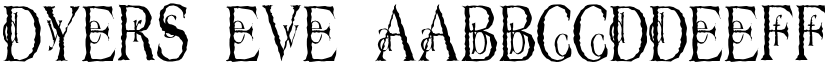 Dyers Eve font download