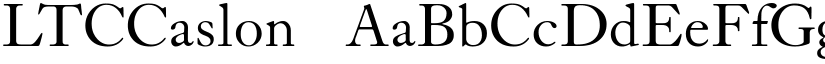 LTCCaslon ☞ font