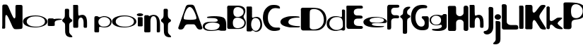 North point font