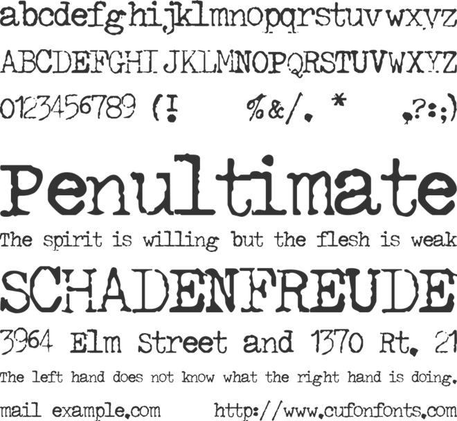 GF Halda Normal font preview