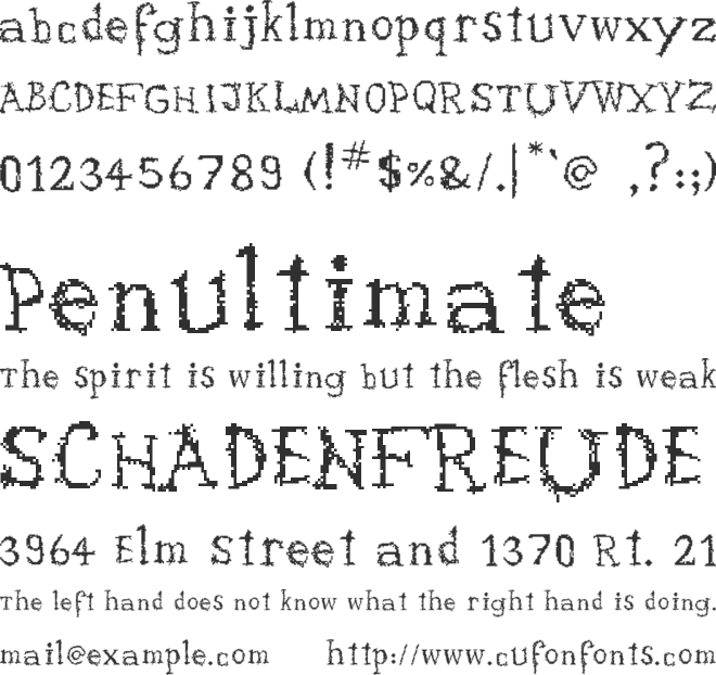 PixXary font preview