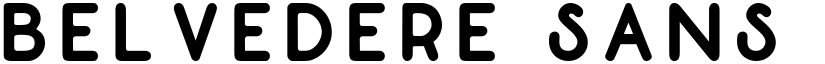 Belvedere Sans Freebie font