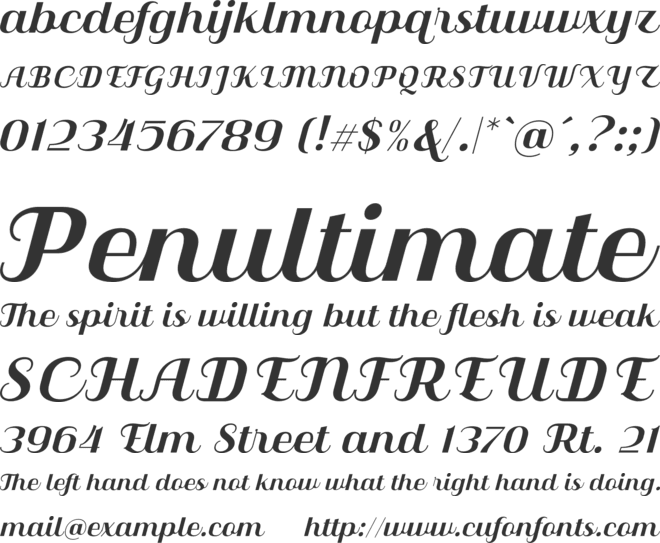 Qilla font preview