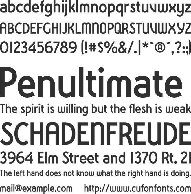 Wasabi- font preview