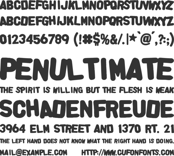 Alpha Fridge Magnets font preview