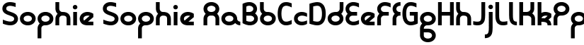 Sophie Sophie font