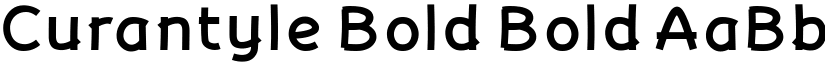 Curantyle Bold Bold font
