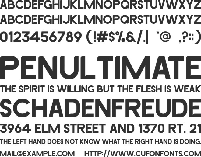 AVICENNA font preview
