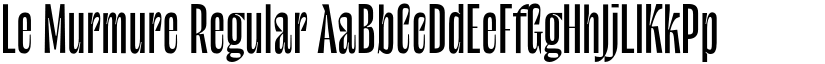 Le Murmure Regular font