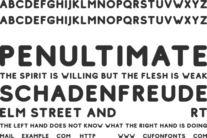 Studly Free font preview