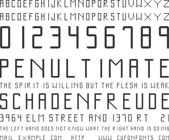 Kalibre font preview