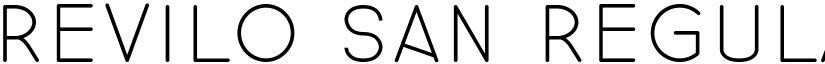 revilo san Regular font