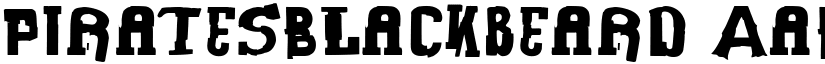 PiratesBlackbeard font