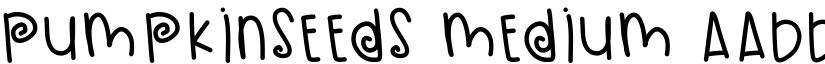 PumpkinSeeds Medium font