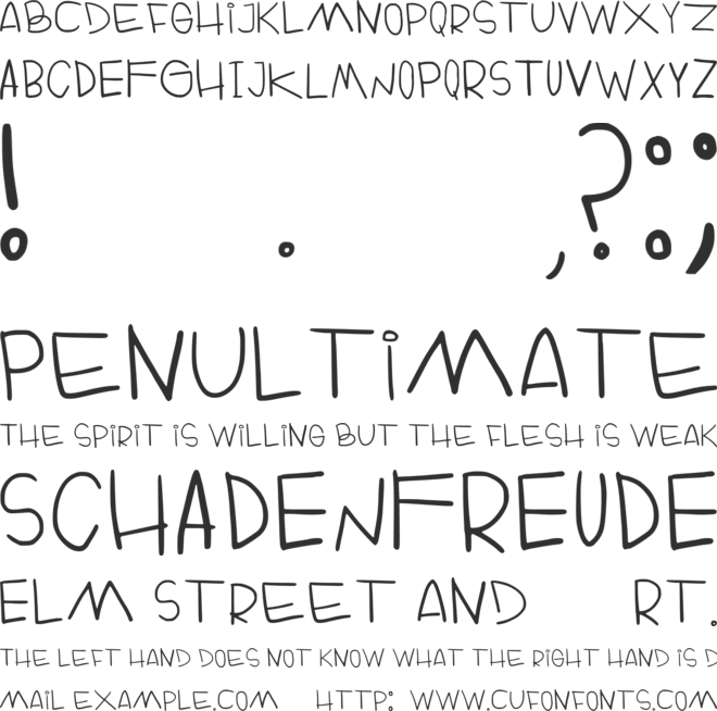 Ruin Of Fabulerie font preview