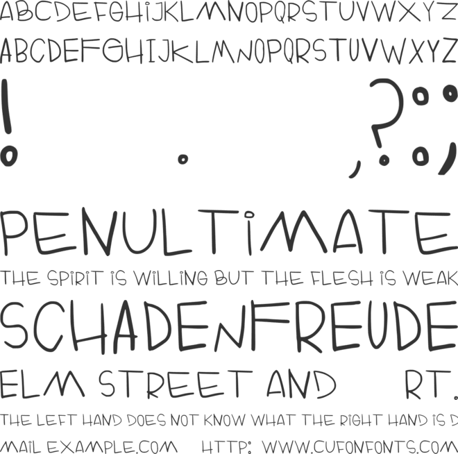 Ruin Of Fabulerie font preview