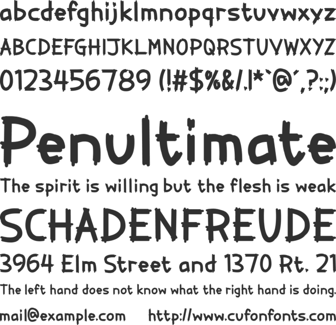 Painter Decorator font preview
