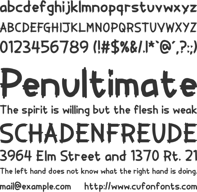 Painter Decorator font preview