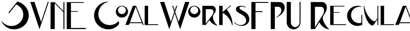 JVNE CoalWorksFPU font download