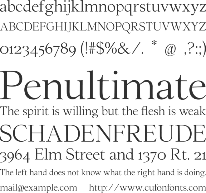 Williwaw font preview
