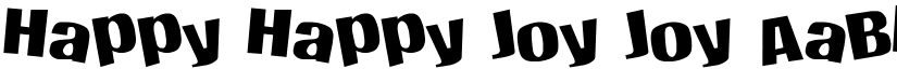 Happy Happy Joy Joy font