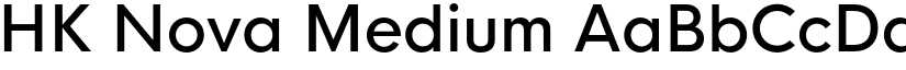 HK Nova font download