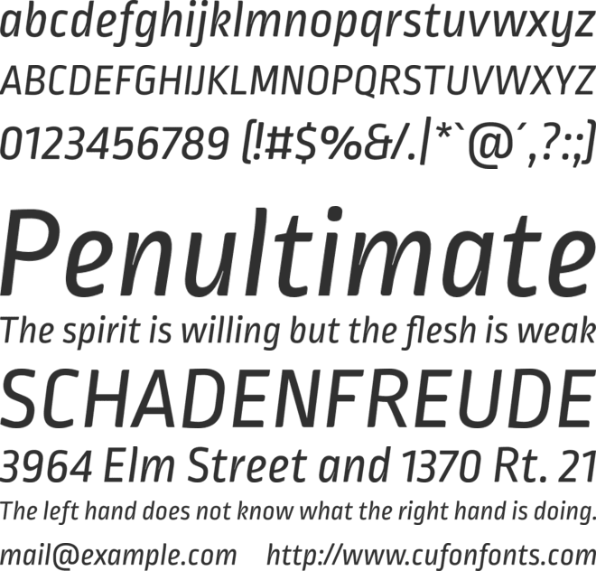 Ropa Mix Pro font preview
