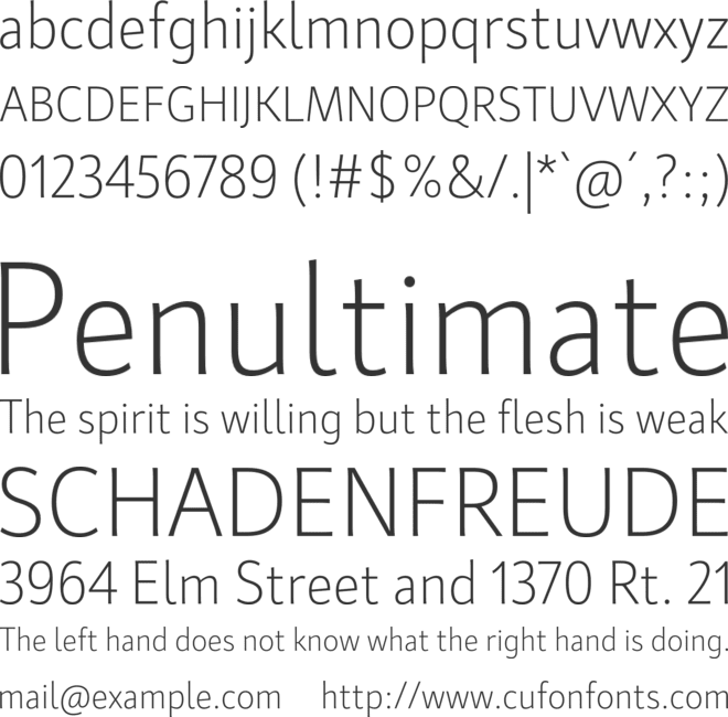 Kardinal font preview