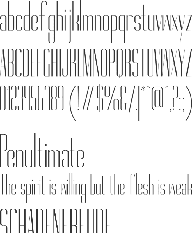 Gorgeous font preview