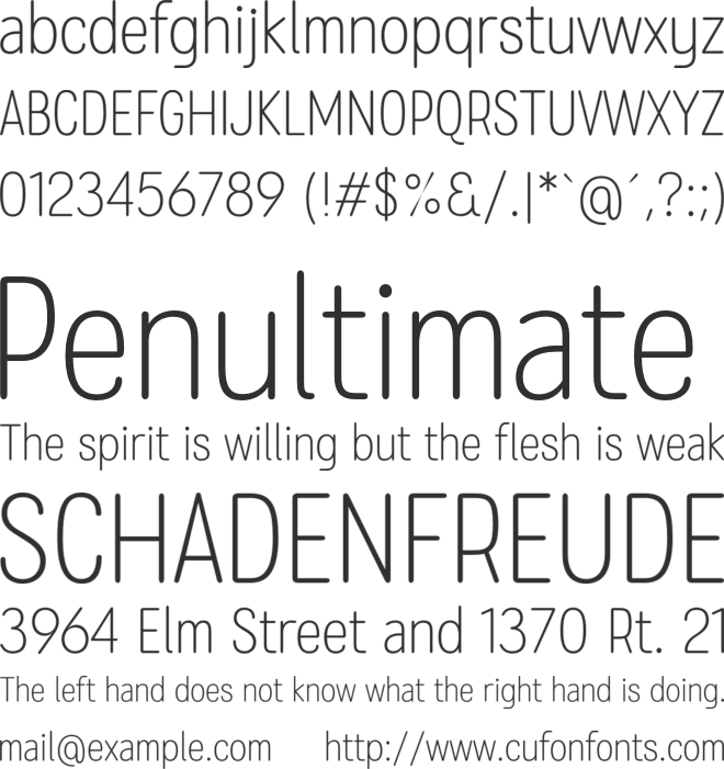 Rolade font preview