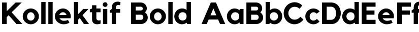 Kollektif Bold font