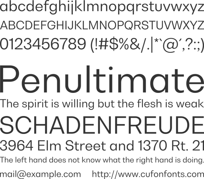 Bw Nista Geometric DEMO font preview