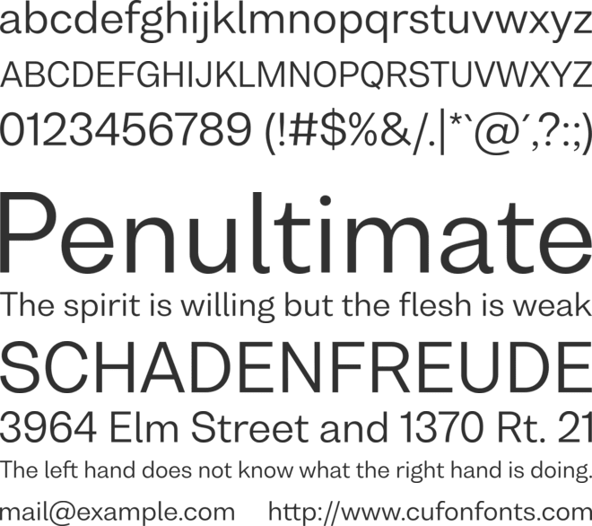 Bw Nista Grotesk DEMO font preview