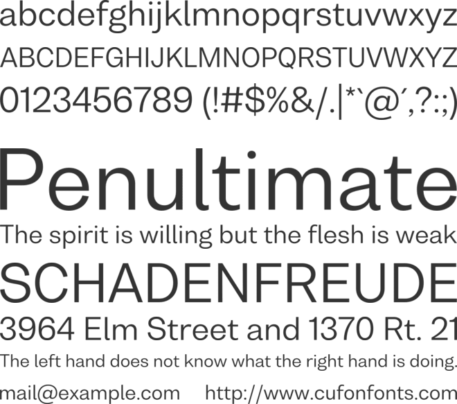 Bw Nista Grotesk DEMO font preview