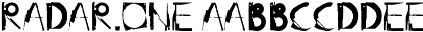 radar.one font