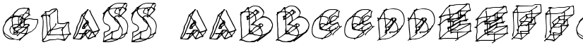 Glass font