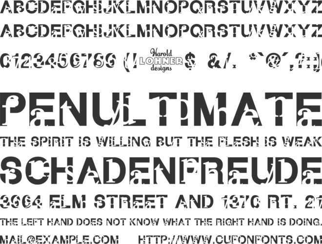 Subtext font preview