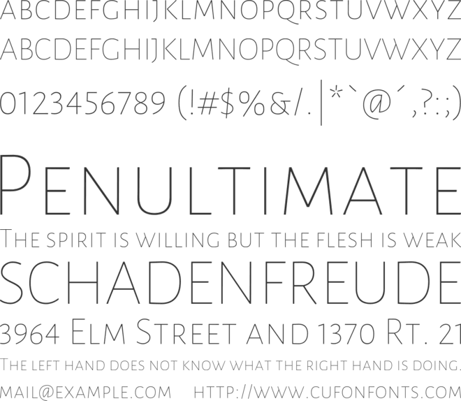 Datalegreya font preview